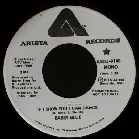 Barry Blue - If I Show You I Can Dance / If I Show You I Can Dance side B
