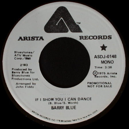 Barry Blue - If I Show You I Can Dance / If I Show You I Can Dance side A