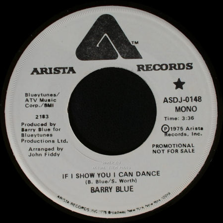 Barry Blue - If I Show You I Can Dance / If I Show You I Can Dance side A