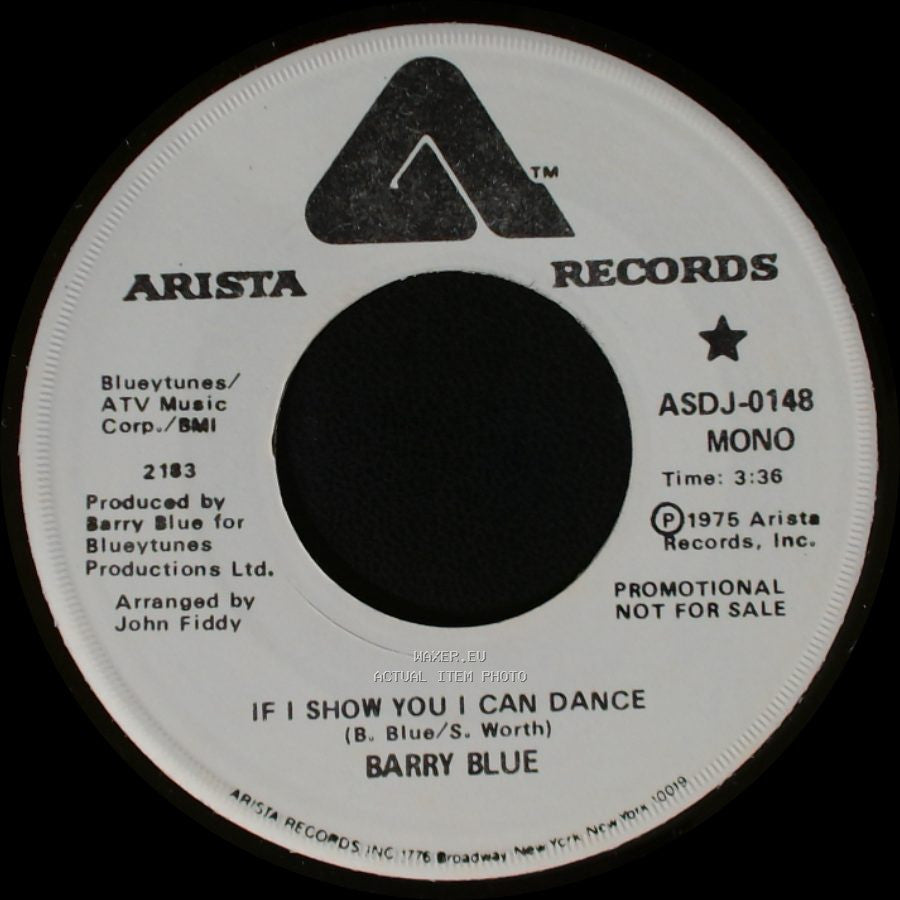 Barry Blue - If I Show You I Can Dance / If I Show You I Can Dance side A