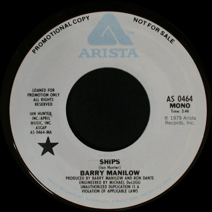 Barry Manilow - Ships / Ships side A