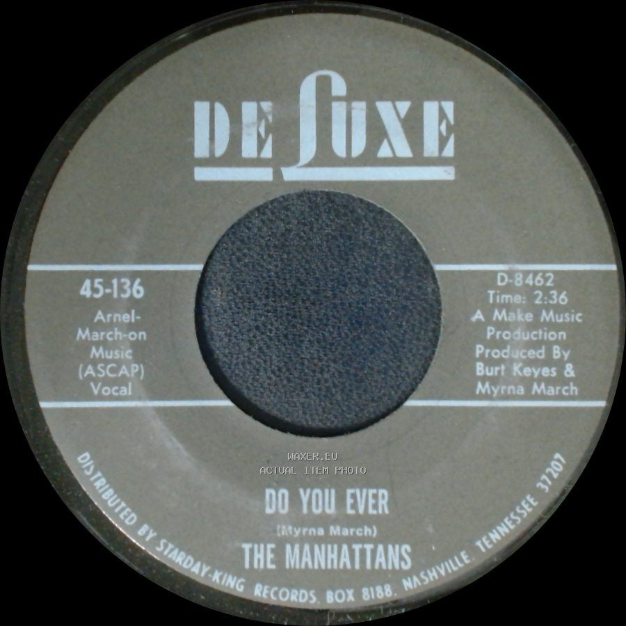 The Manhattans - I Can't Stand For You To Leave Me / Do You Ever side B