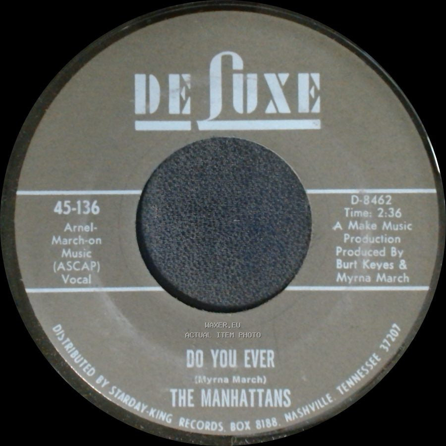 The Manhattans - I Can't Stand For You To Leave Me / Do You Ever side B