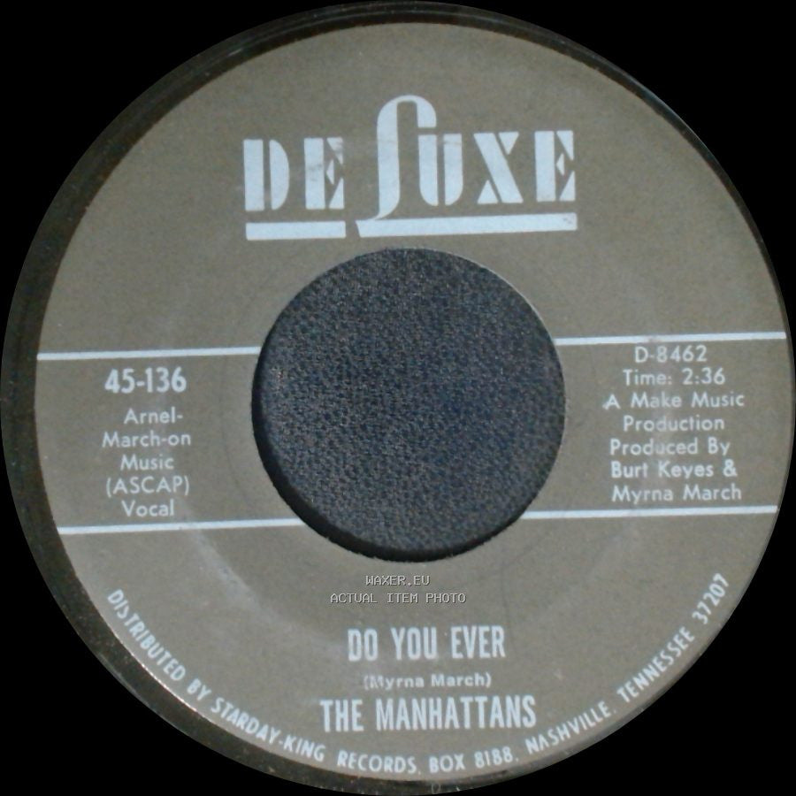 The Manhattans - I Can't Stand For You To Leave Me / Do You Ever side B