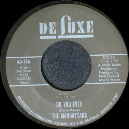 The Manhattans - I Can't Stand For You To Leave Me / Do You Ever side A