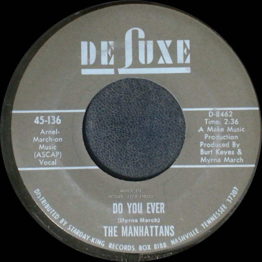 The Manhattans - I Can't Stand For You To Leave Me / Do You Ever side B