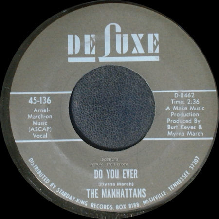 The Manhattans - I Can't Stand For You To Leave Me / Do You Ever side B