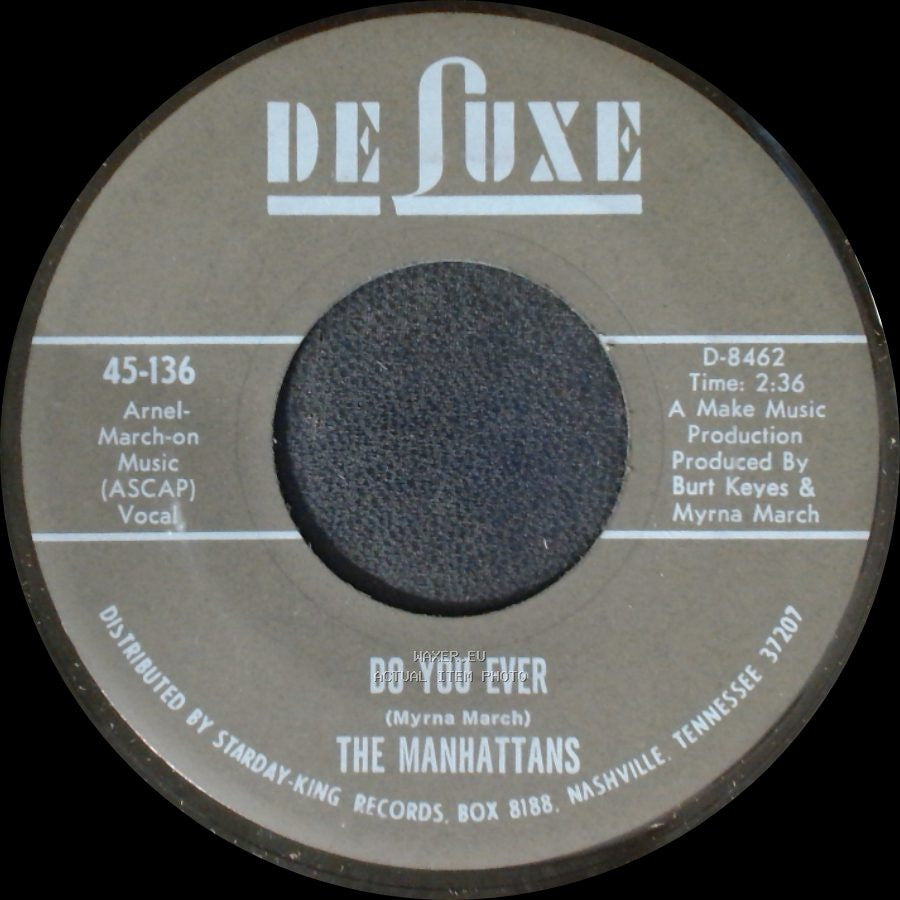 The Manhattans - I Can't Stand For You To Leave Me / Do You Ever side B