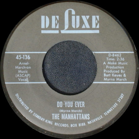 The Manhattans - I Can't Stand For You To Leave Me / Do You Ever side B