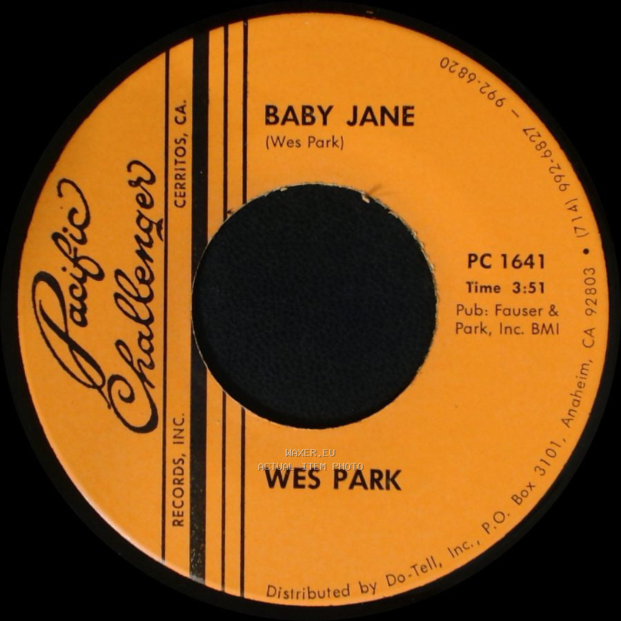 Wes Park - Baby Jane / Standin' So Close side A