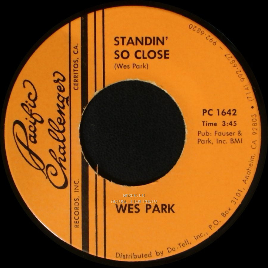 Wes Park - Baby Jane / Standin' So Close side B