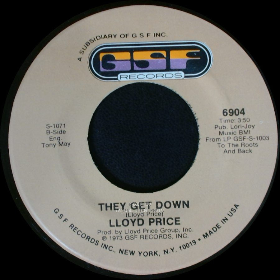 Lloyd Price - Trying To Slip (Away) / They Get Down side A