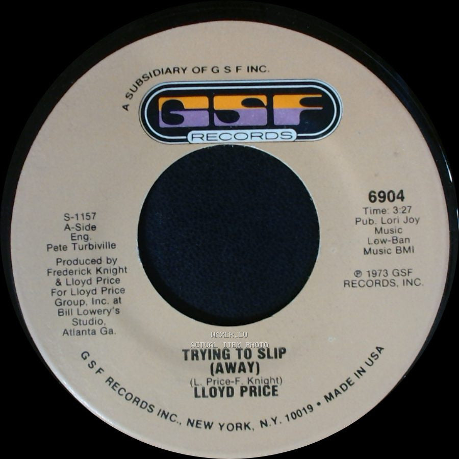 Lloyd Price - Trying To Slip (Away) / They Get Down side B