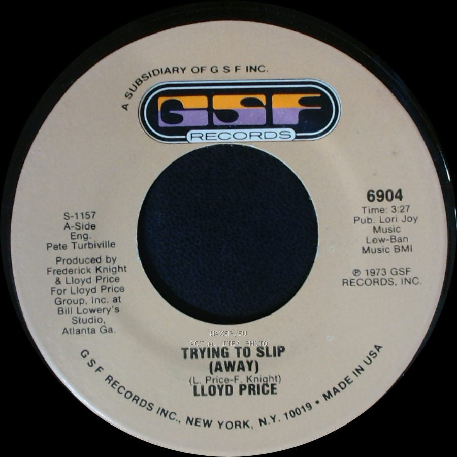 Lloyd Price - Trying To Slip (Away) / They Get Down side A
