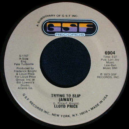 Lloyd Price - Trying To Slip (Away) / They Get Down side B