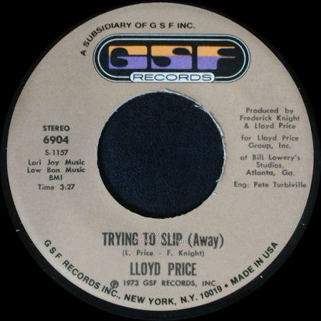 Lloyd Price - Trying To Slip (Away) / They Get Down side A