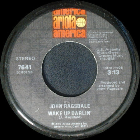 John Ragsdale - Head On Collision / Wake Up Darlin' side B