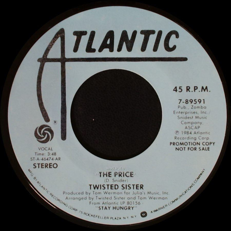 Twisted Sister - The Price / The Price side A