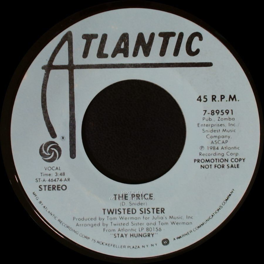 Twisted Sister - The Price / The Price side B