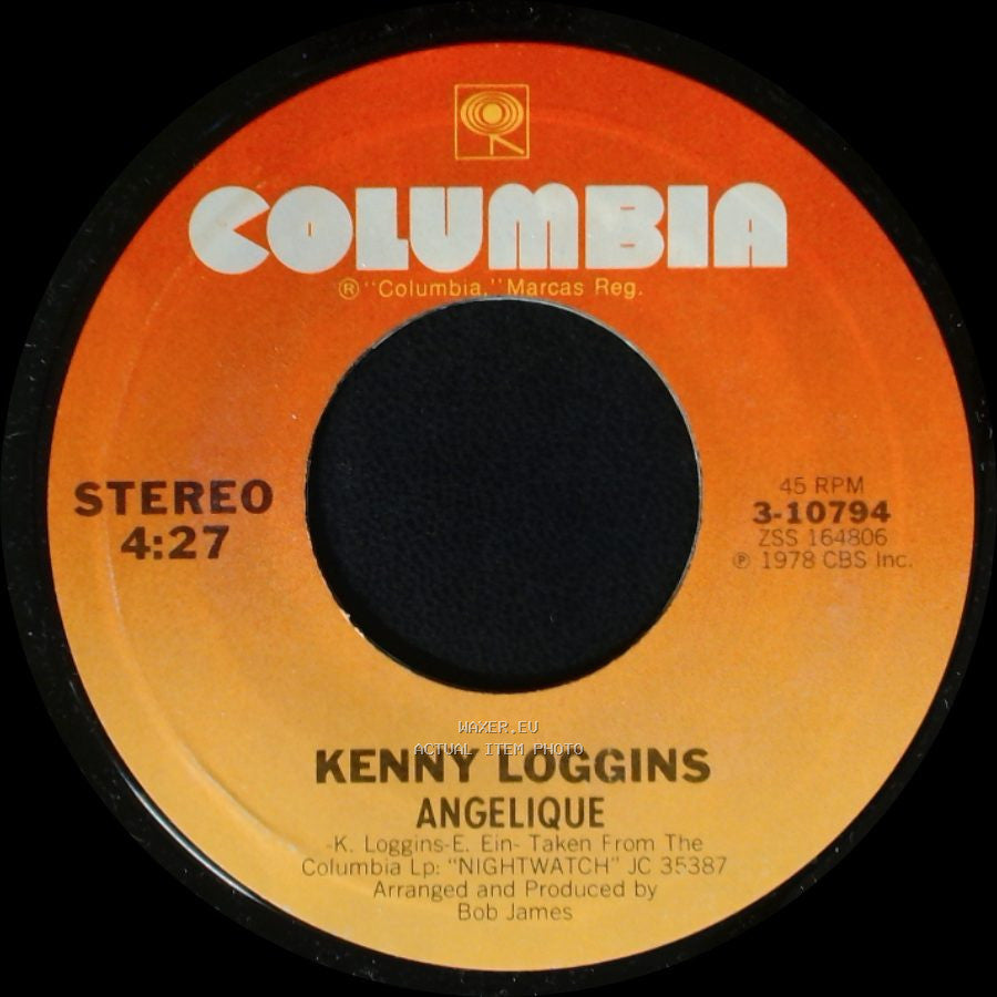 Kenny Loggins - Angelique / Whenever I Call You "Friend" side A
