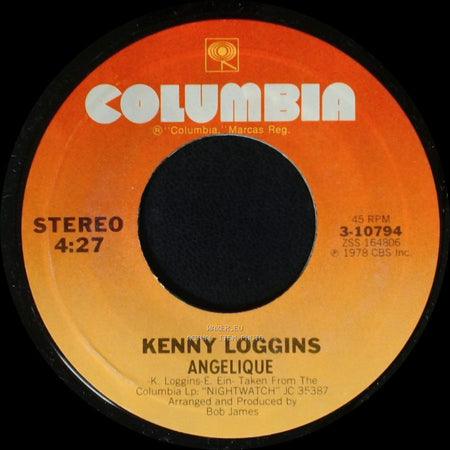 Kenny Loggins - Angelique / Whenever I Call You "Friend" side A