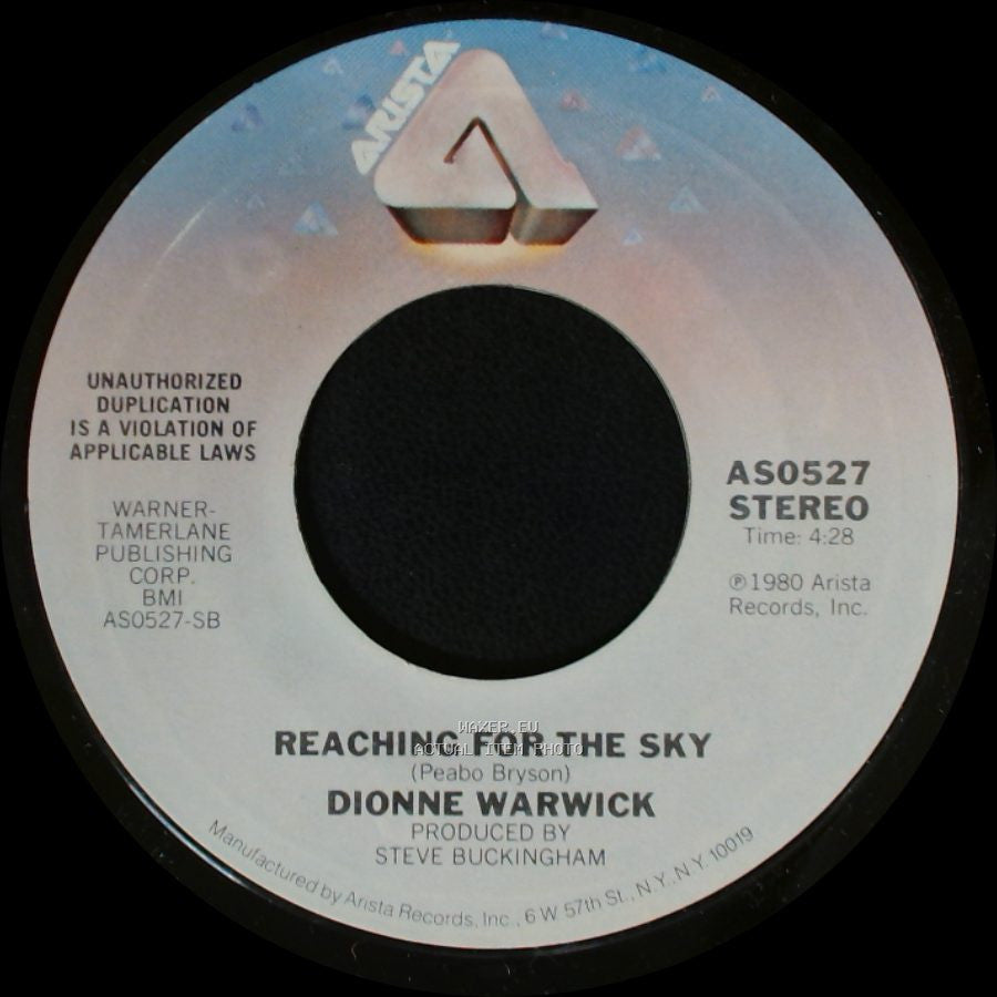Dionne Warwick - No Night So Long / Reaching For The Sky side B