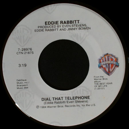 Eddie Rabbitt - Dial That Telephone / She's Comin' Back To Say Goodbye side A