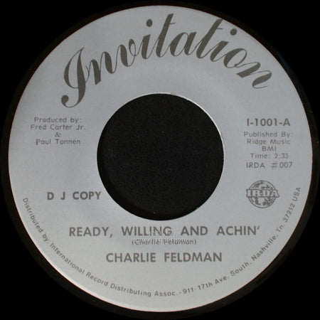 Charlie Feldman - Ready, Willing And Achin' / Ready, Willing And Achin' side B