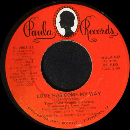 Tony Valor Sounds Orchestra - Love Has Come My Way / Opus 22 (Instrumental) side A