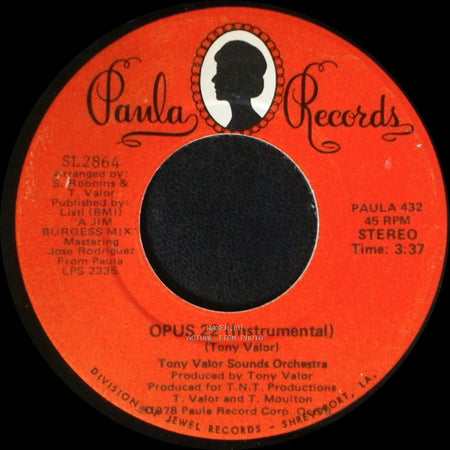 Tony Valor Sounds Orchestra - Love Has Come My Way / Opus 22 (Instrumental) side B