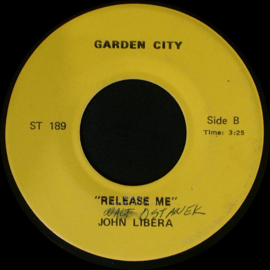 John Libera - Green, Green Grass Of Home / Release Me side B
