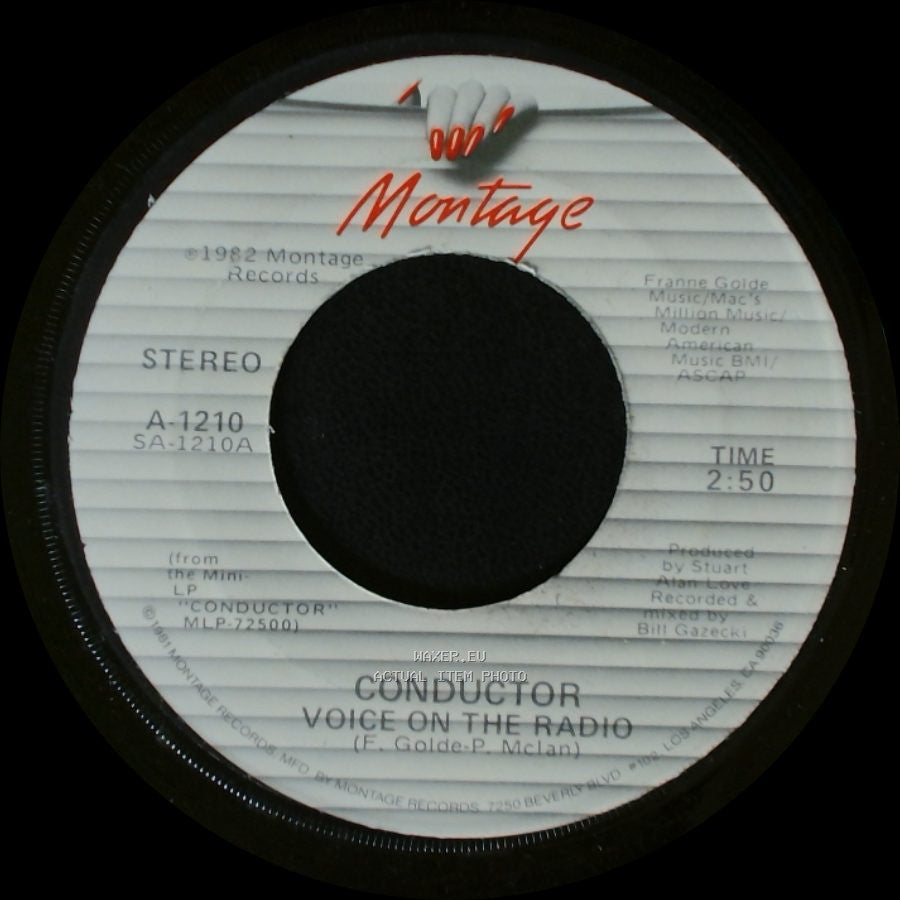 Unknown Artist - Conductor Voice On The Radio / Conductor side A