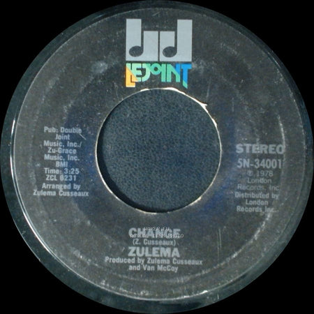 Zulema - Change / Hanging On To A Memory side A