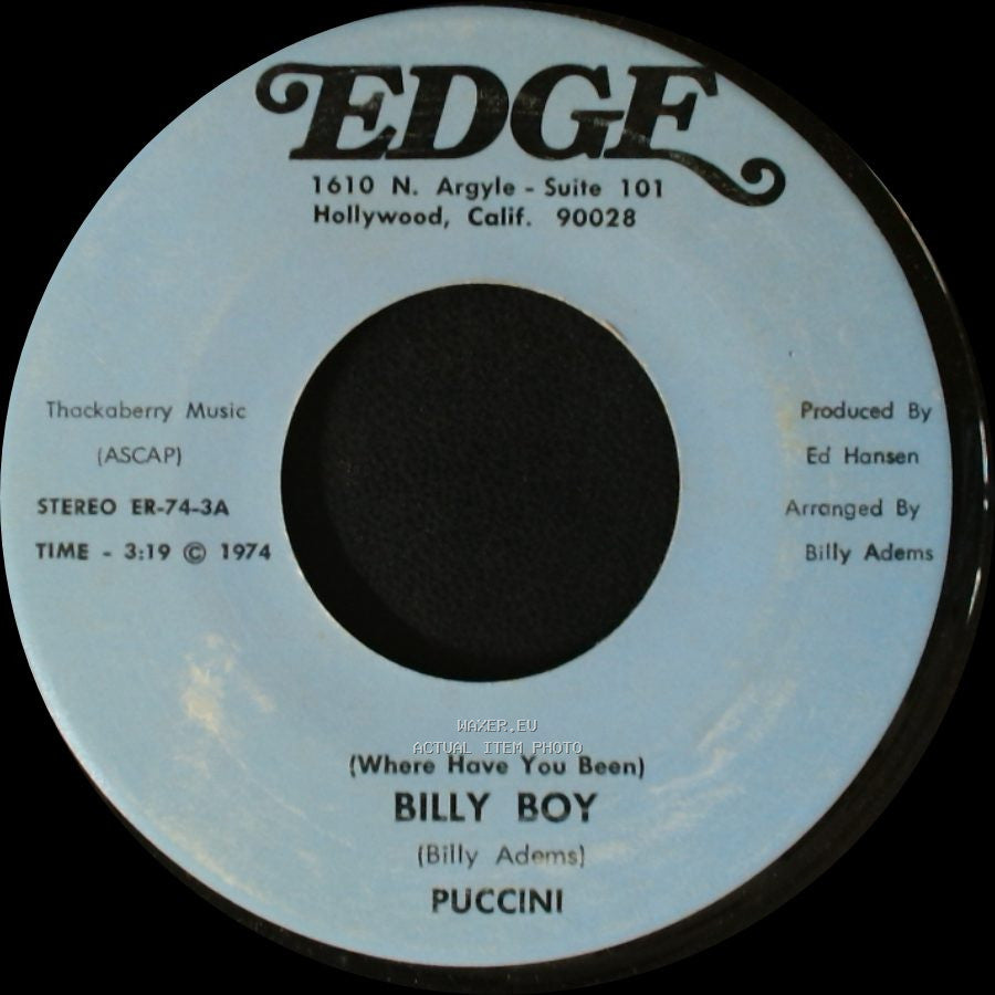 Puccini - That's What Livin' Really Means To Me / (Where Have You Been) Billy Boy side B