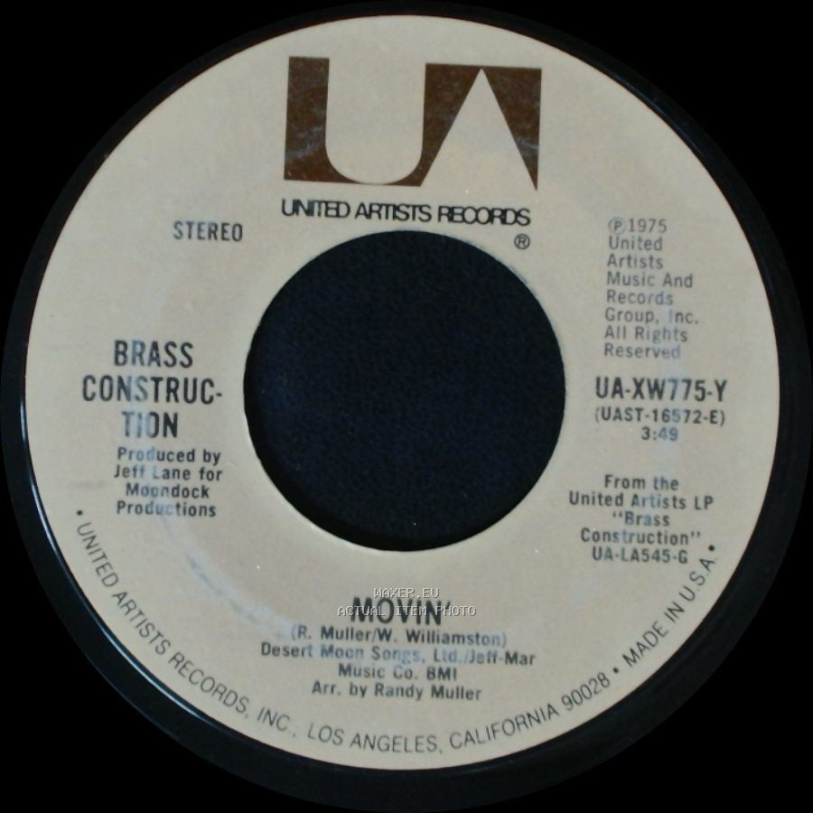 Brass Construction - Movin' / Talkin' side A