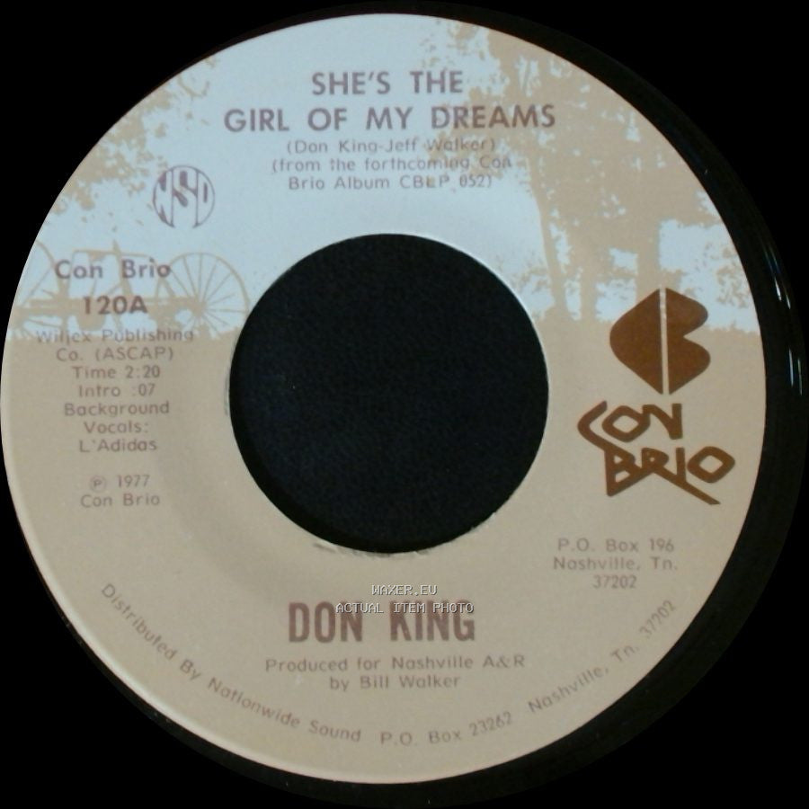 Don King - She's The Girl Of My Dreams / Dancing Across My Memory side A