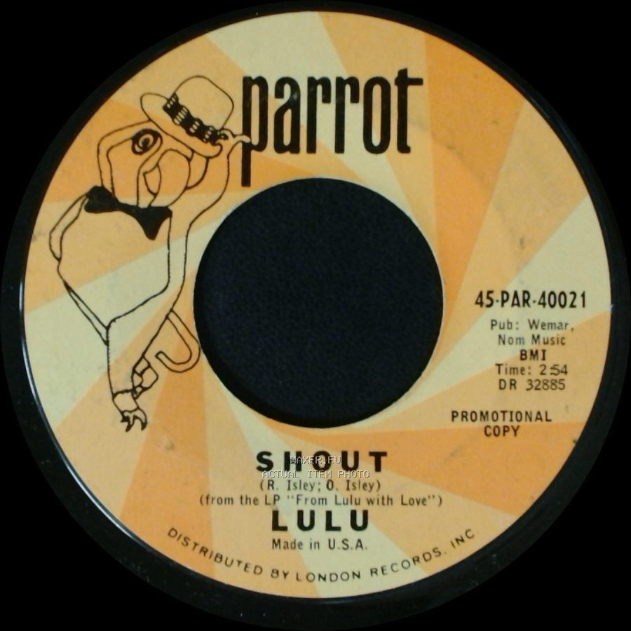 Lulu - When He Touches Me / Shout side B