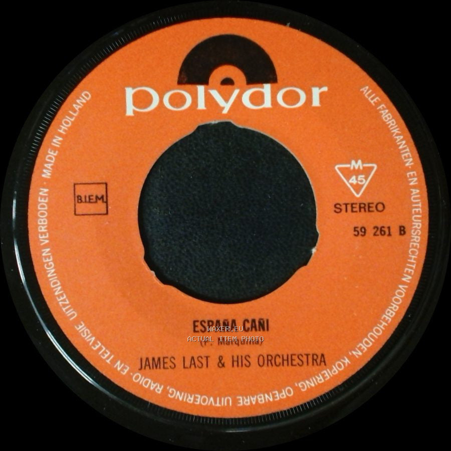 James Last & His Orchestra - Espana Cani / O' Cangaceiro side A