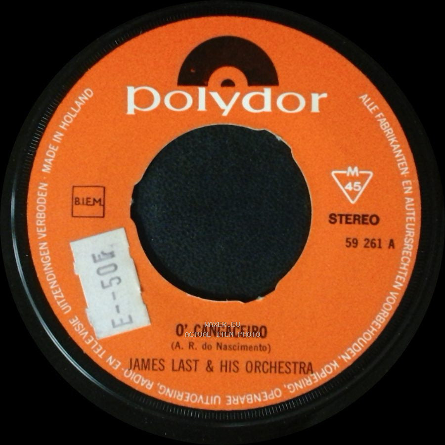James Last & His Orchestra - Espana Cani / O' Cangaceiro side B