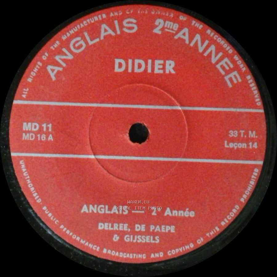 Delree, De Paepe & Gijssels / Didier - Anglais - 2E Année / Anglais 2Me Annee side A