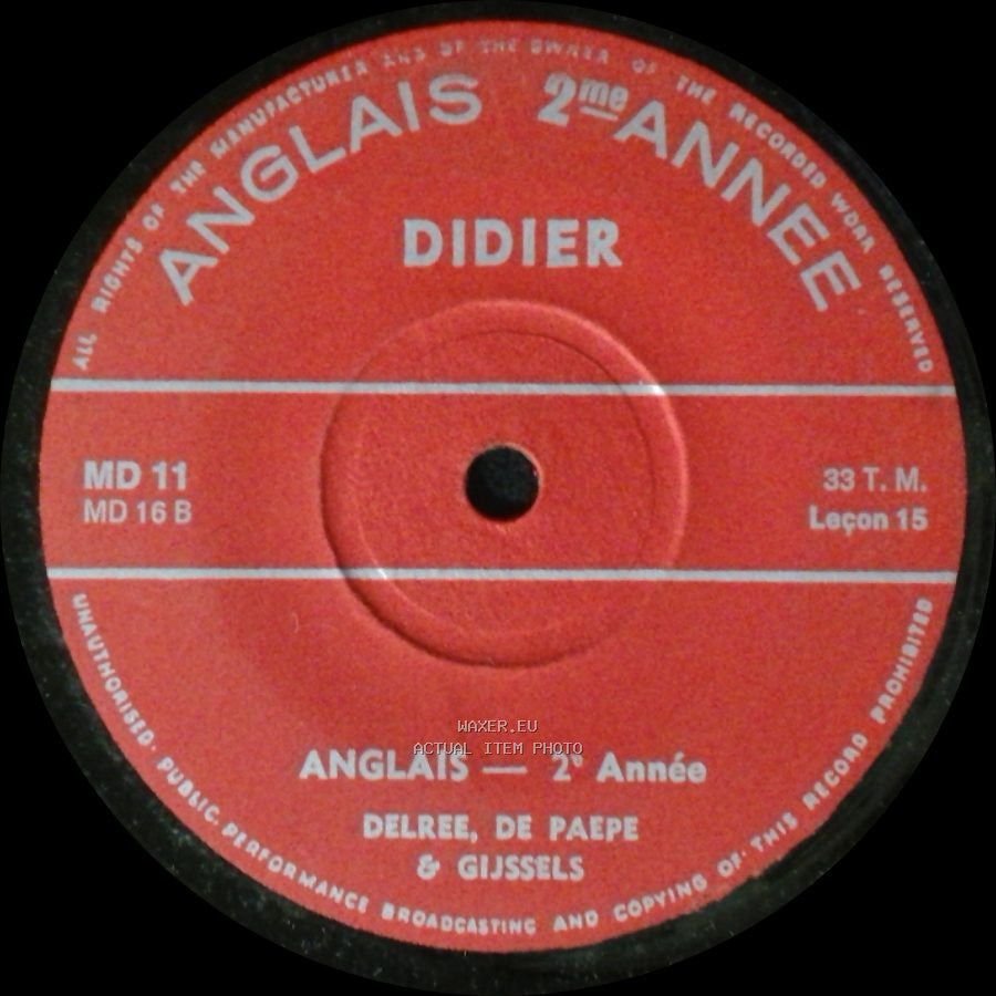 Delree, De Paepe & Gijssels / Didier - Anglais - 2E Année / Anglais 2Me Annee side B