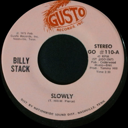 Billy Stack - Sorry / Slowly side B