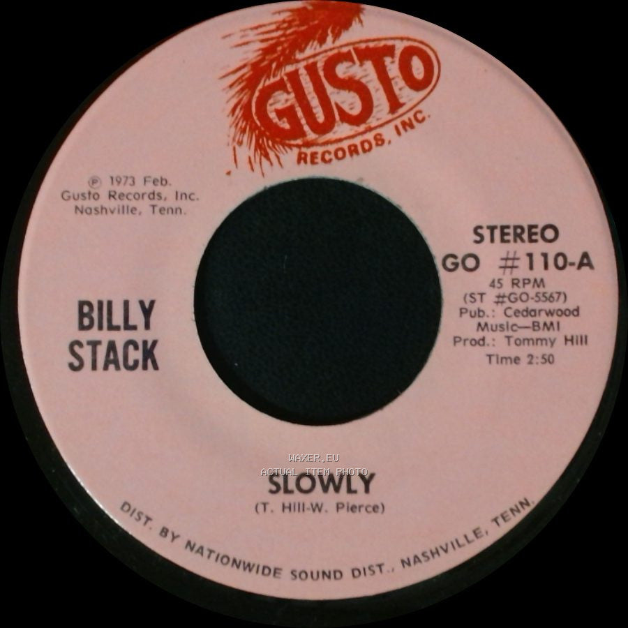 Billy Stack - Sorry / Slowly side A
