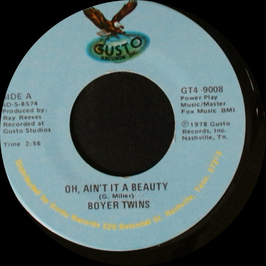 Boyer Twins - Oh, Ain't It A Beauty / Margaritaville side A