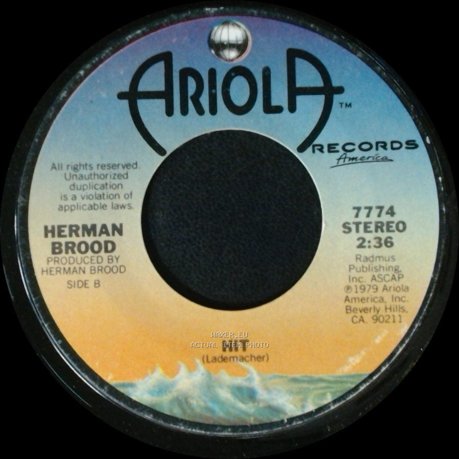 Herman Brood - Love You Like I Love Myself / Hit side B