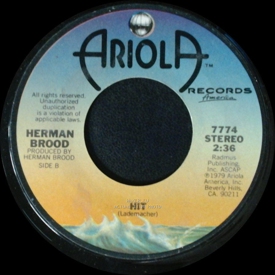 Herman Brood - Love You Like I Love Myself / Hit side B
