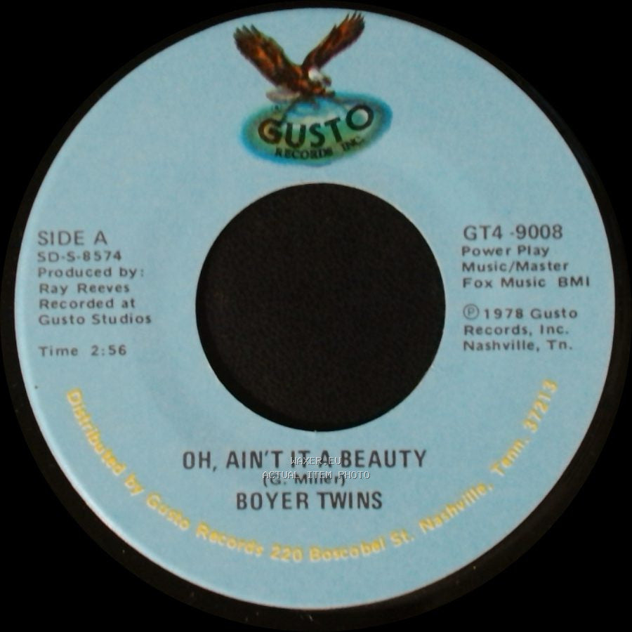 Boyer Twins - Oh, Ain't It A Beauty / Margaritaville side A