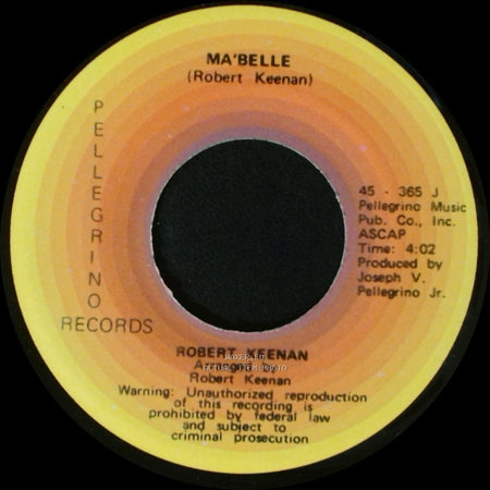 Robert Keenan - Something About A Girl / Ma'belle side B