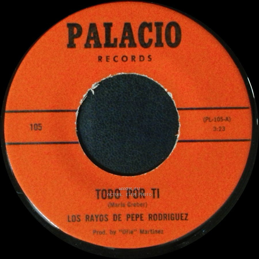 Los Rayos De Pepe Rodriguez - Just A Dream / Todo Por Ti side B