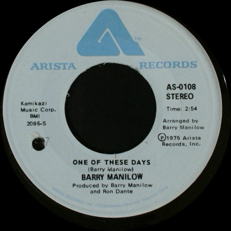 Barry Manilow - It's A Miracle / One Of These Days side A